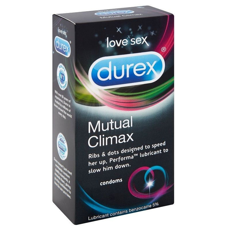 DUREX MUTUAL CLIMAX 12 UNID